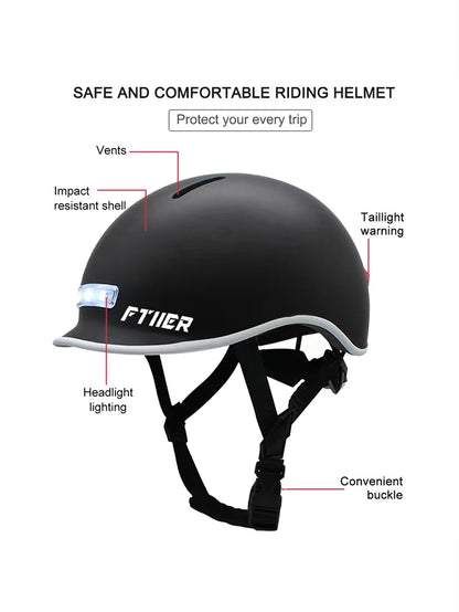 Cycling Smart Tail Light Bike Adult Helmet Electric Bicycle MTB Road Scooter For Sport Urban Helmet Men Women USB charging