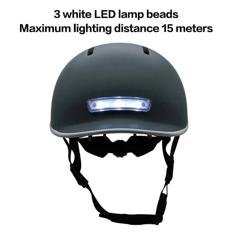 Cycling Smart Tail Light Bike Adult Helmet Electric Bicycle MTB Road Scooter For Sport Urban Helmet Men Women USB charging