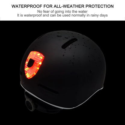 Cycling Smart Tail Light Bike Adult Helmet Electric Bicycle MTB Road Scooter For Sport Urban Helmet Men Women USB charging